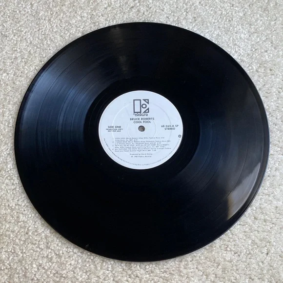 Bruce roberts cool fool vinyl record for record player vintage - Picture 1 of 5